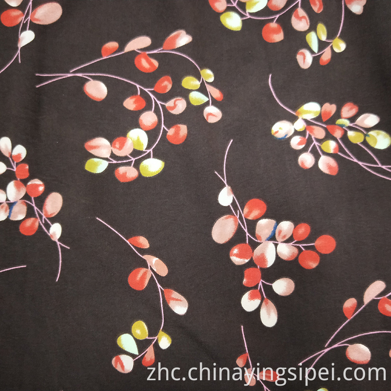 定制的4向拉伸机织打印的网状织物97％聚酯3％氨纶透气面料用于连衣裙